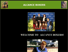 Tablet Screenshot of alcanceboxers.com